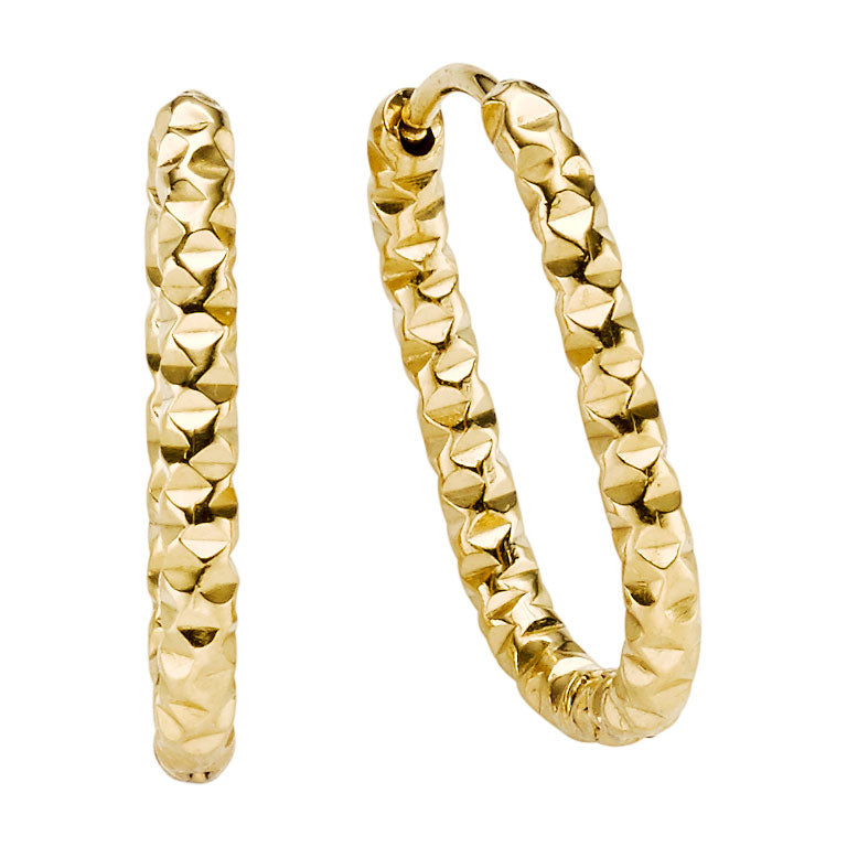 Burano øreringe i guld - Elegant gaveæske inkluderet