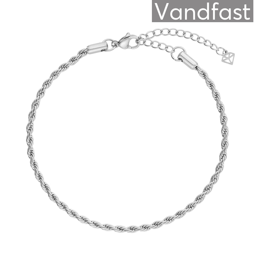 Annebrauner Swirl Ankelkæde - Eksklusiv Smykkeæske