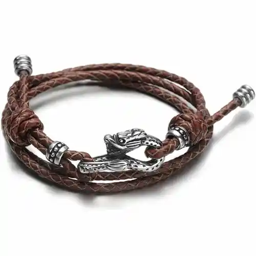 Elegant Sparz Læder Armbånd - Unik Smykkeoplevelse!