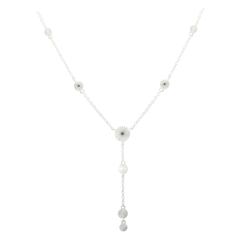Line Necklace  Silver
