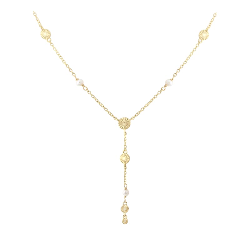Line Necklace  Golden