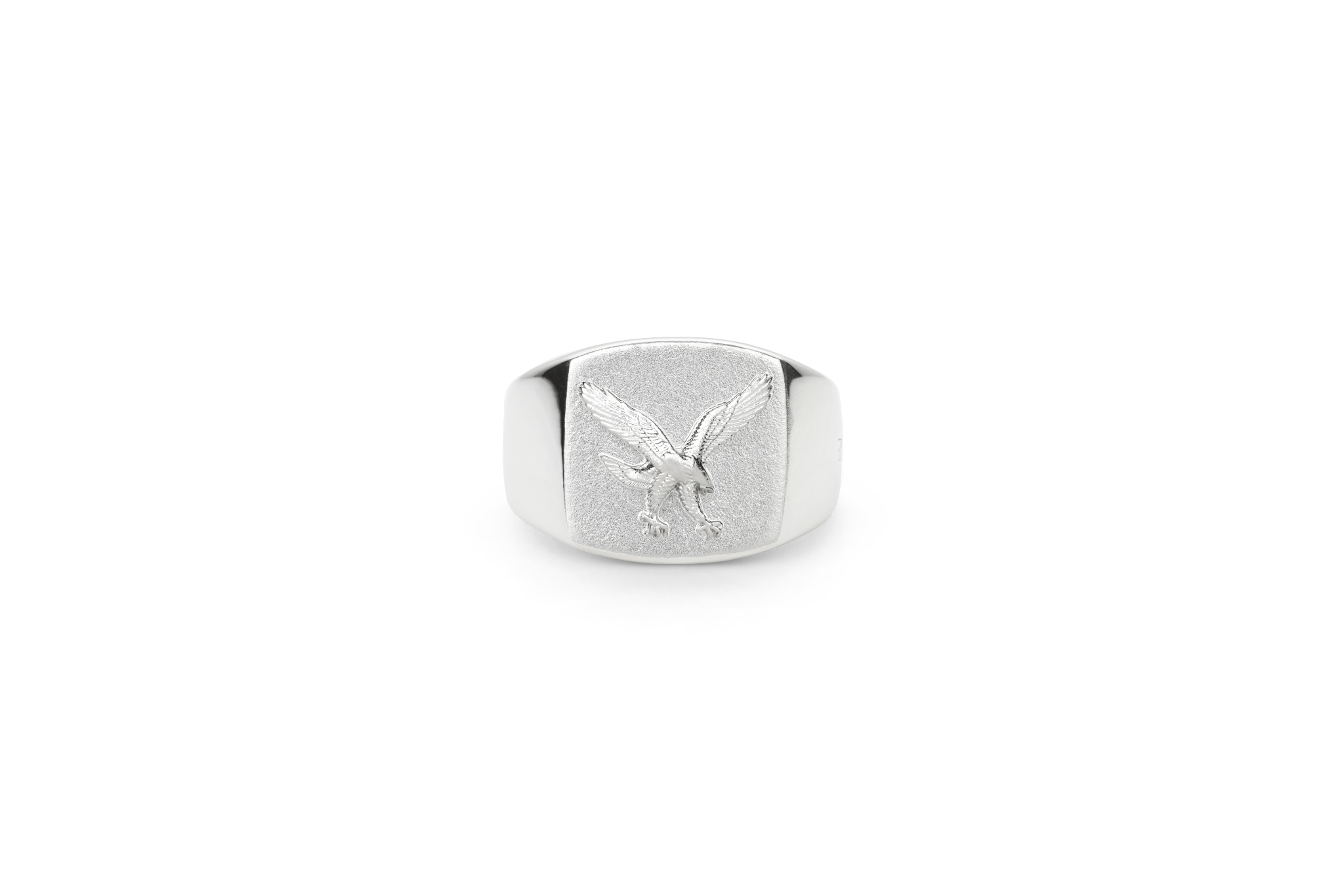 Ix Eagle Signet Ring Silver