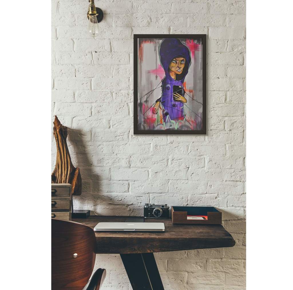 Bange Plakat Af Mads Hofmann  Hofmann Artwork