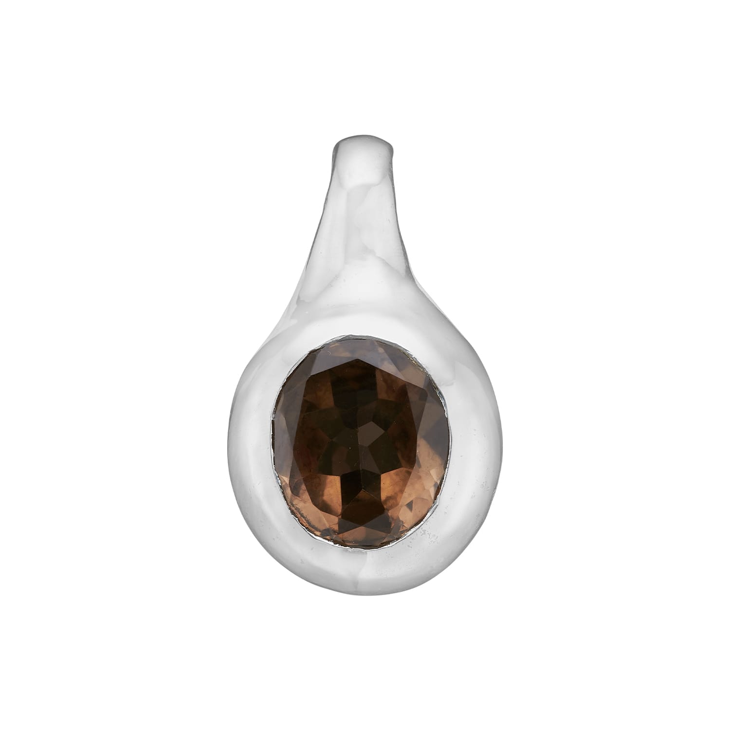 Frida Plain Smoky Quartz Large