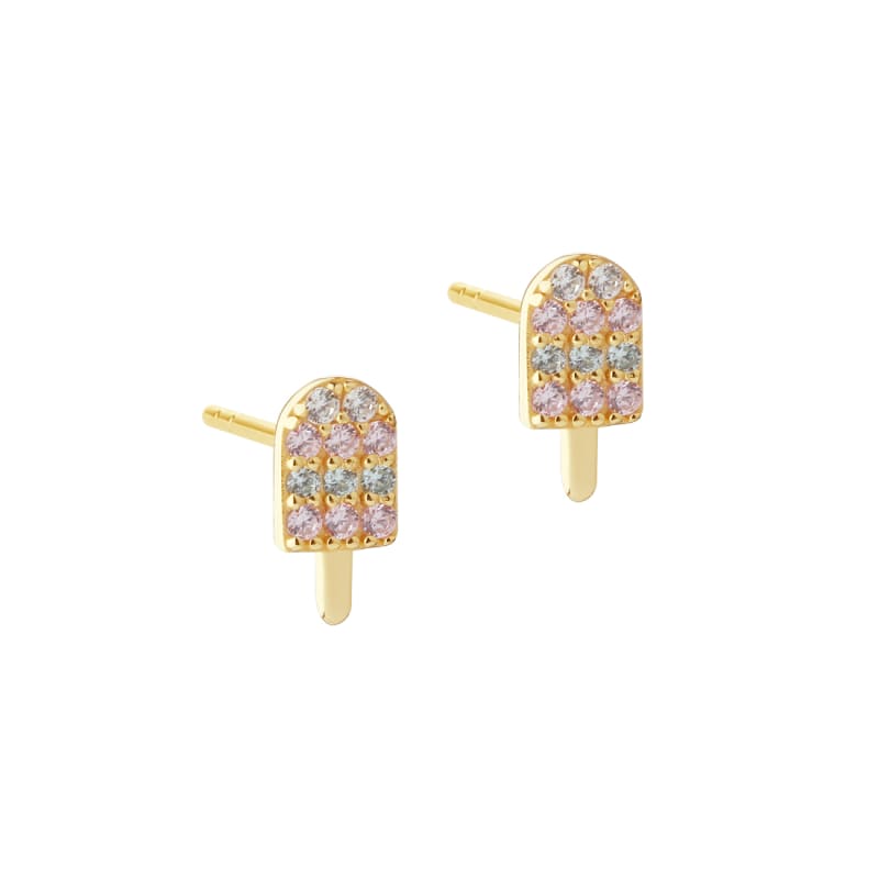 Ice Earstud  Golden