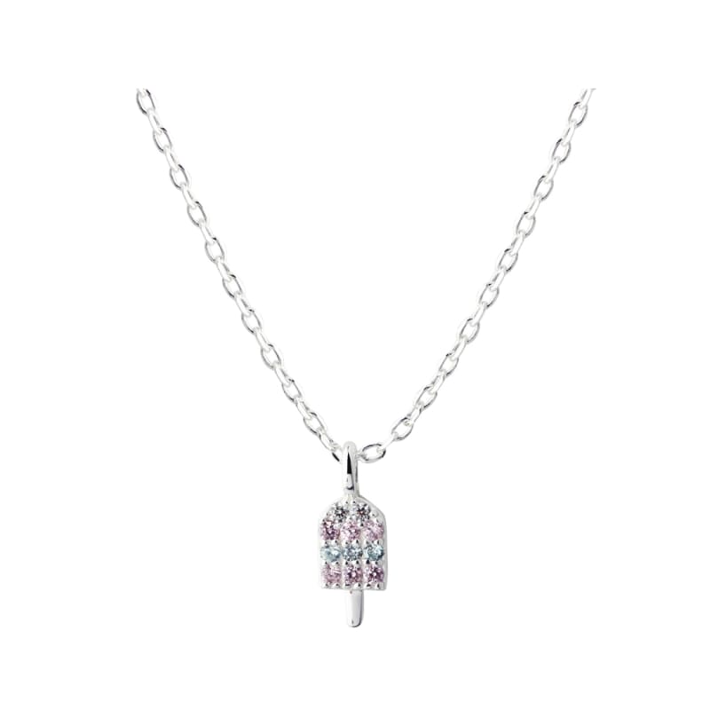 Ice Necklace  Silver