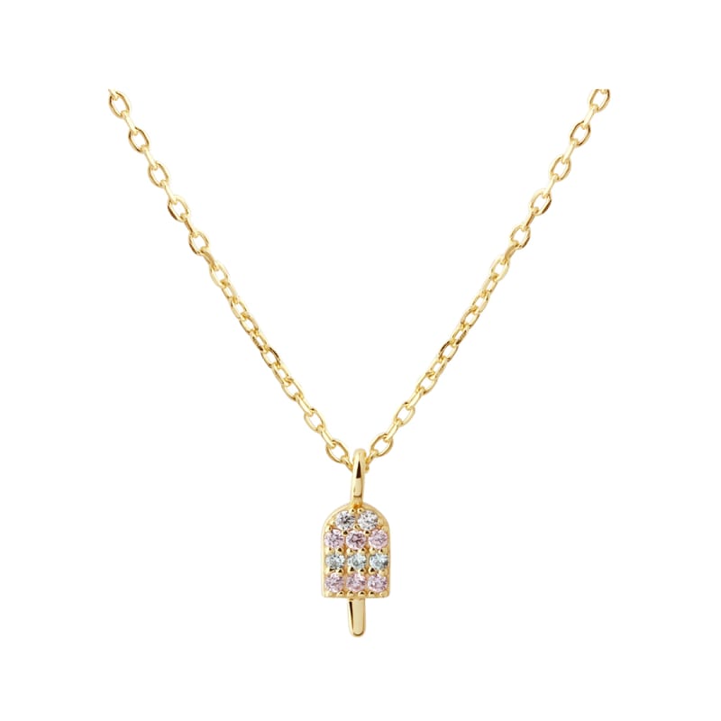 Ice Necklace  Golden