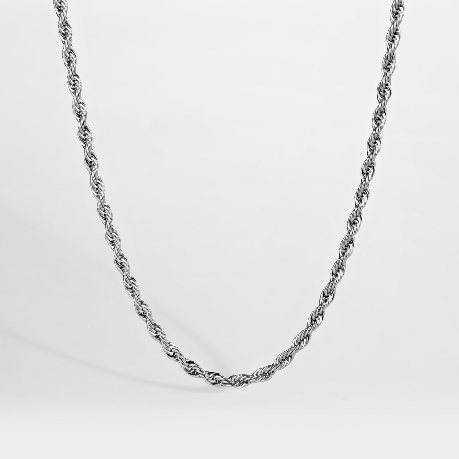 Rope Halskæde - Sølvtonet - 60 Cm - Herre - Northern Legacy