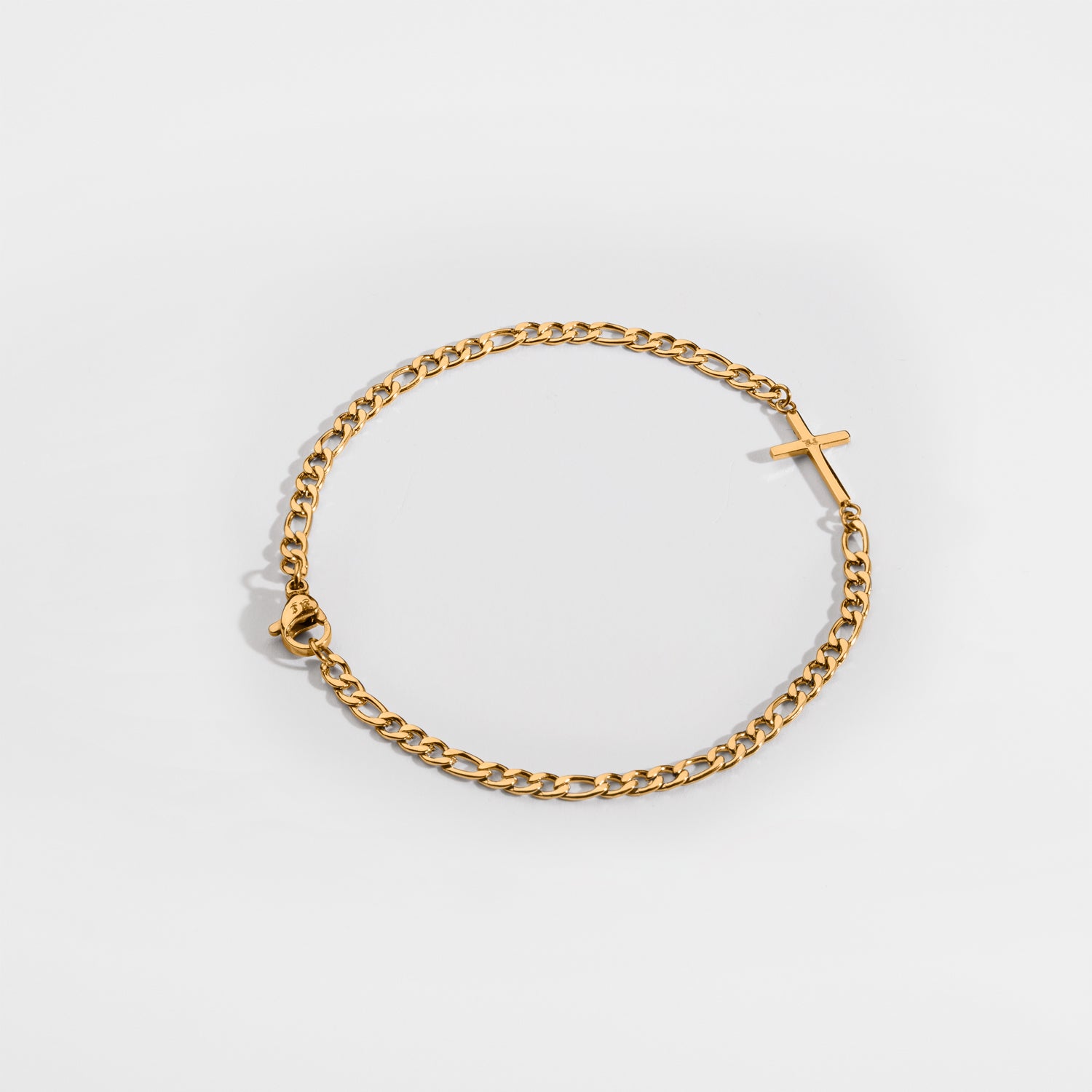 Antique Cross Armbånd - Guldbelagt - Xs - 178 Cm - Herre - Northern Legacy