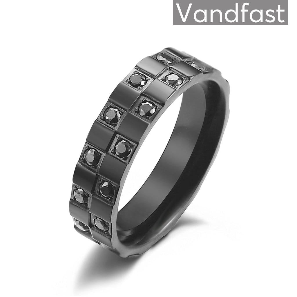 Annebrauner Chess Black Ring - 50