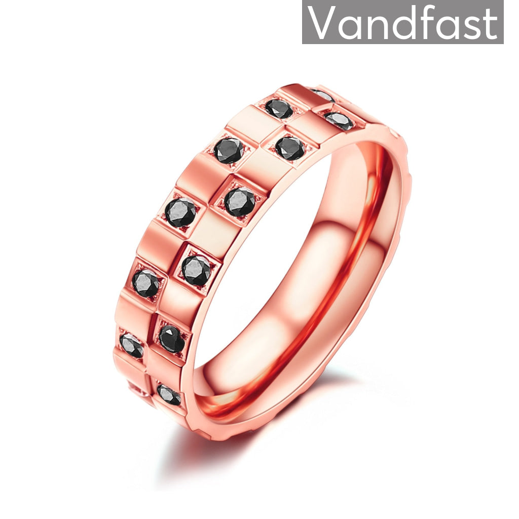Annebrauner Chess Roseblack Ring - 50