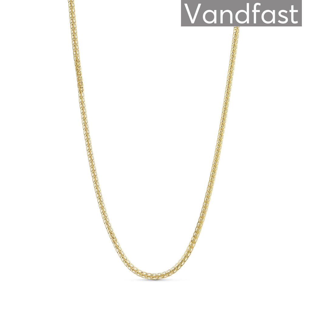 Annebrauner Knit Halskæde 18k Guldbelagt