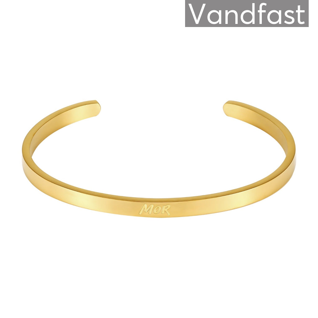 Annebrauner Mor Cuff Armbånd 18k Guldbelagt