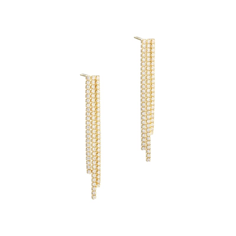 Tennis Darling Earstud    Golden