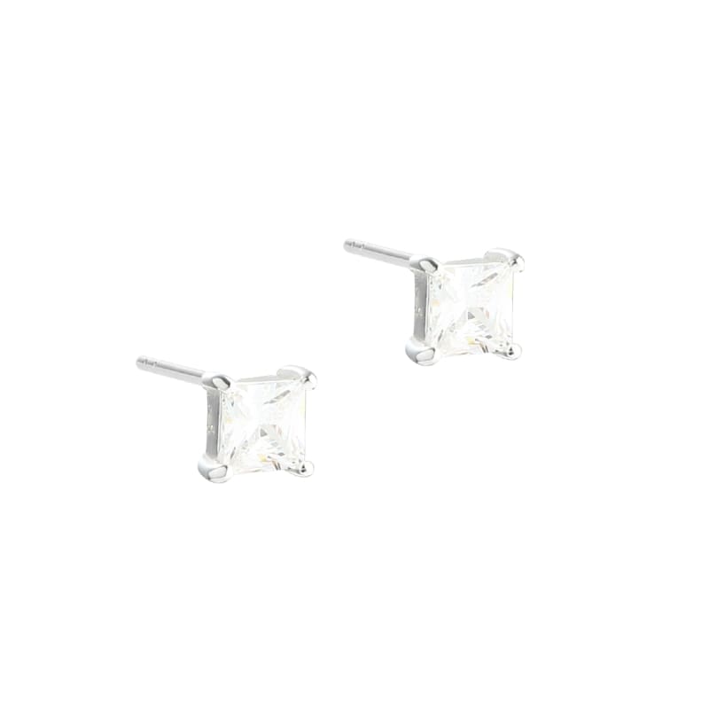 Edge Medium Earstud Silver