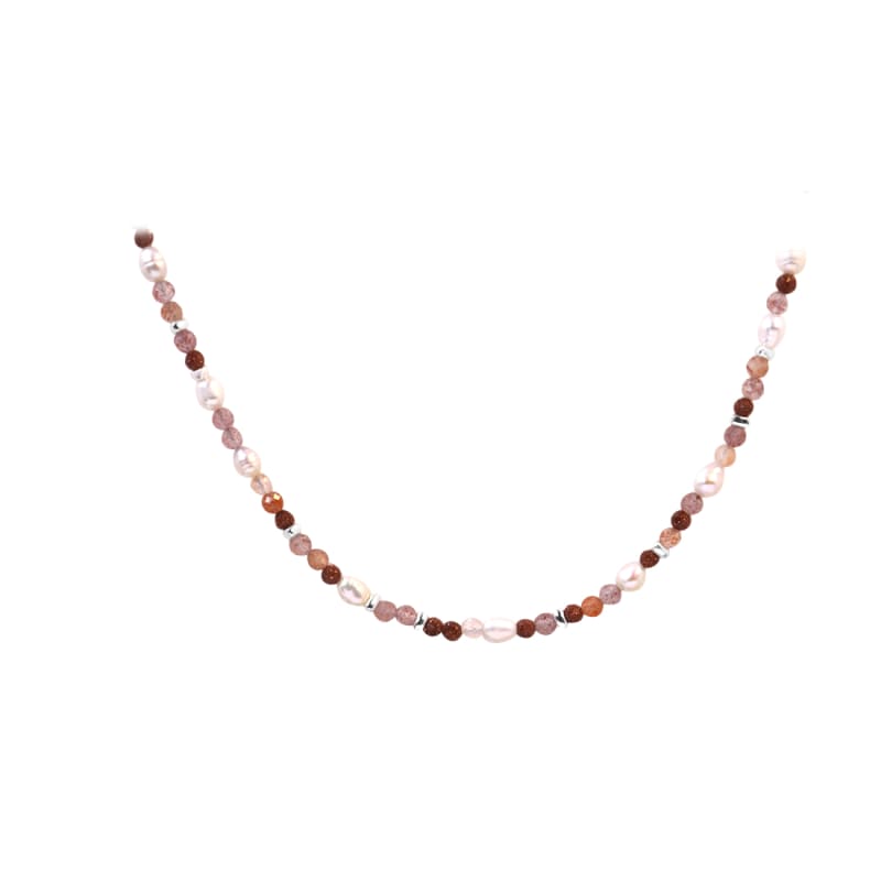 Peachy Necklace    Golden