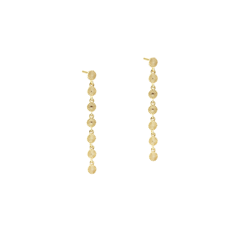 Line Earstud   Golden