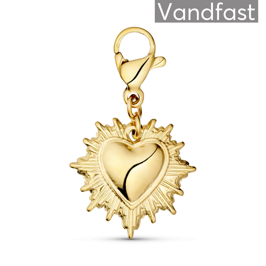 Annebrauner Heart Vedhæng 18k Guldbelagt