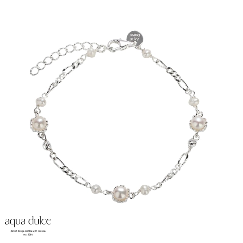 Pearl Mila Bracelet  Silver