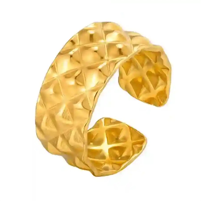 Aurora Ring - Forgyldt Statement Ring Til Kvinder