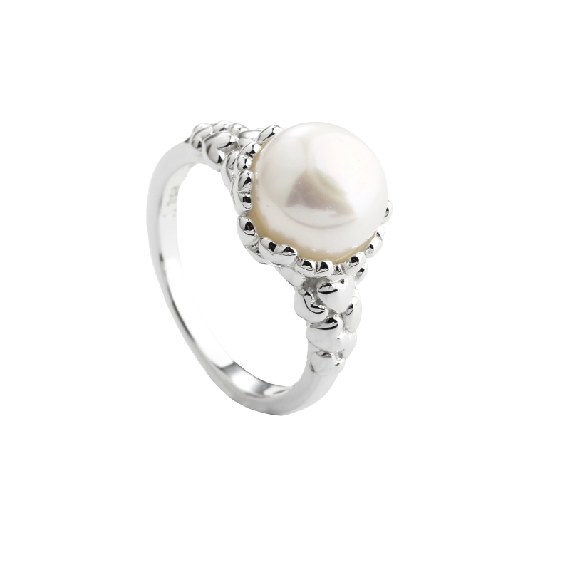 Karla Pearl Ring - 62  Silver