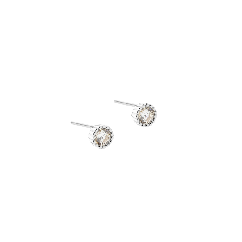 Lumi Medium Earstud  Silver
