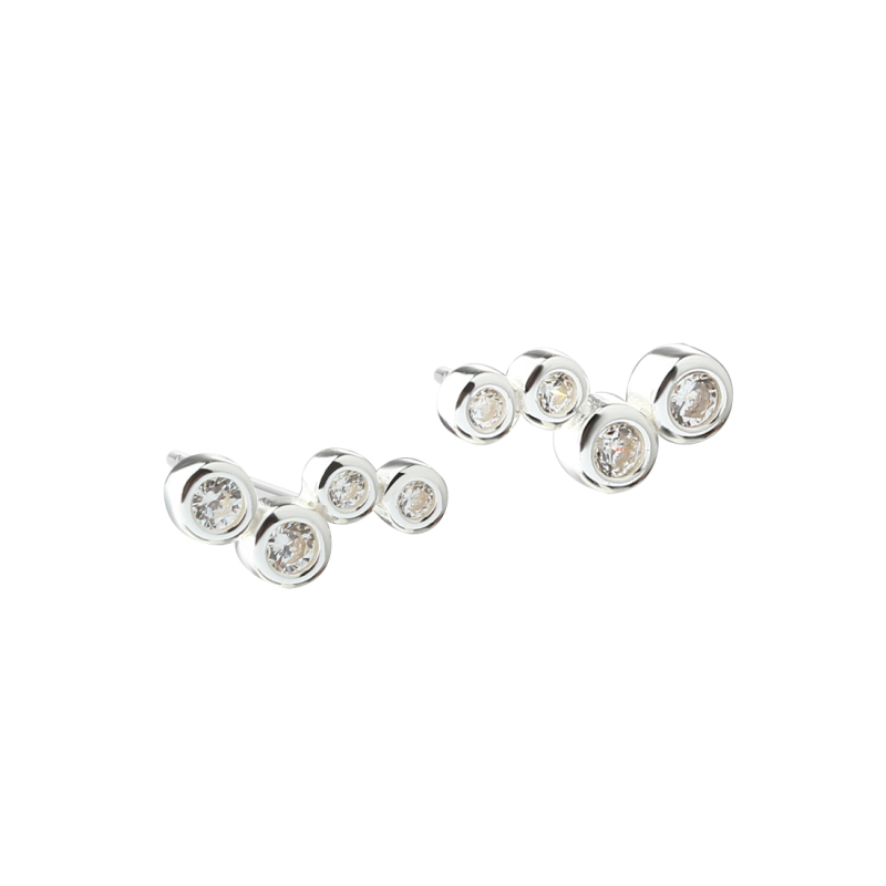 Nora Dots  Silver