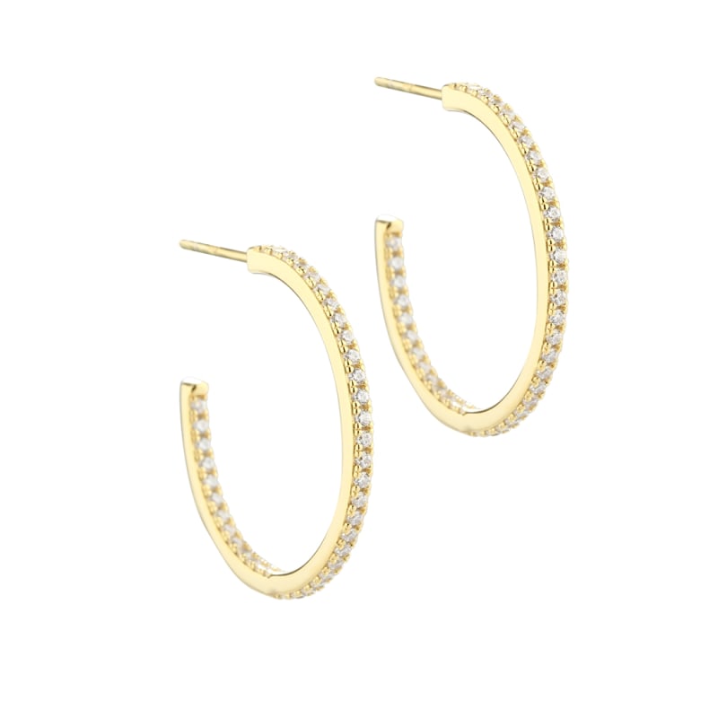 Daphne Hoop Large  Golden