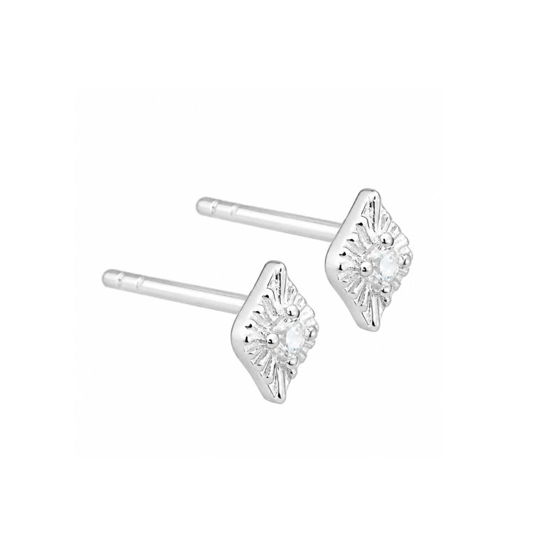 Opally Earstud  Silver