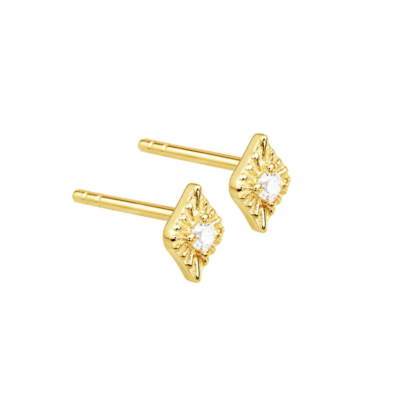 Opally Earstud  Golden