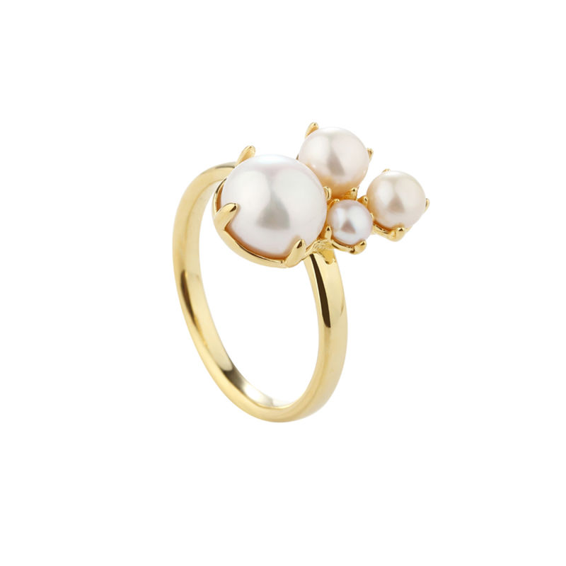 Bubbles Ring -57  Golden