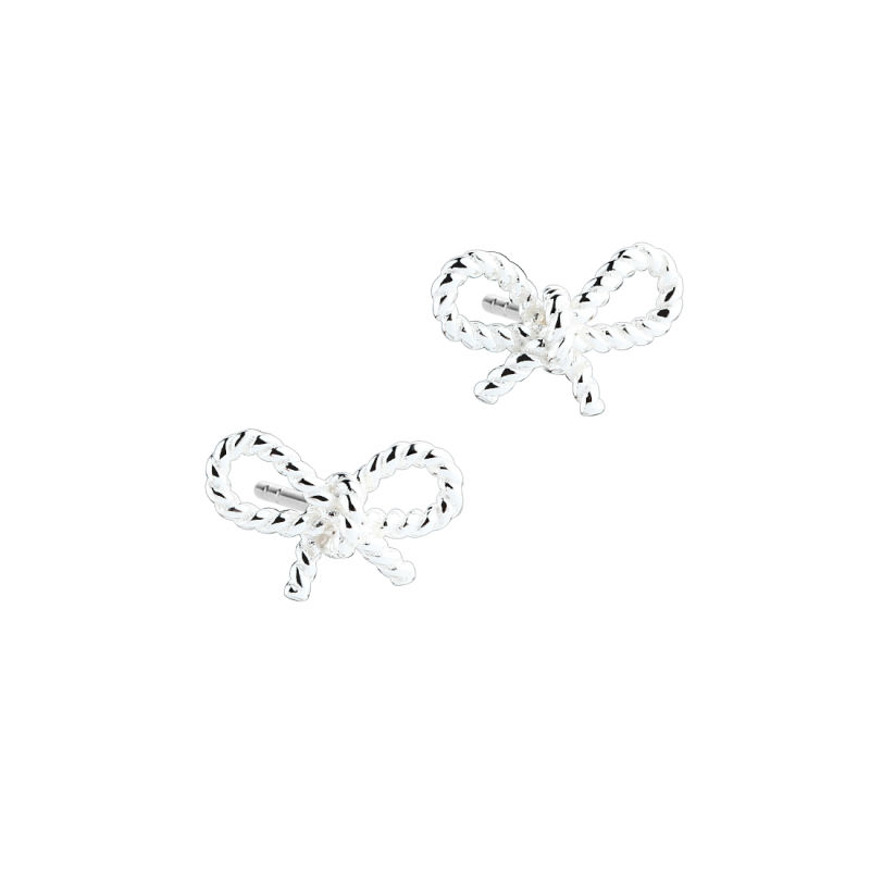 Rope Bow  Silver