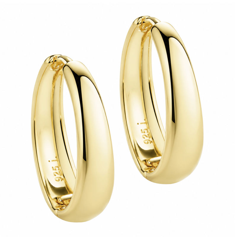 Emma Hoop 25 Mm  Golden