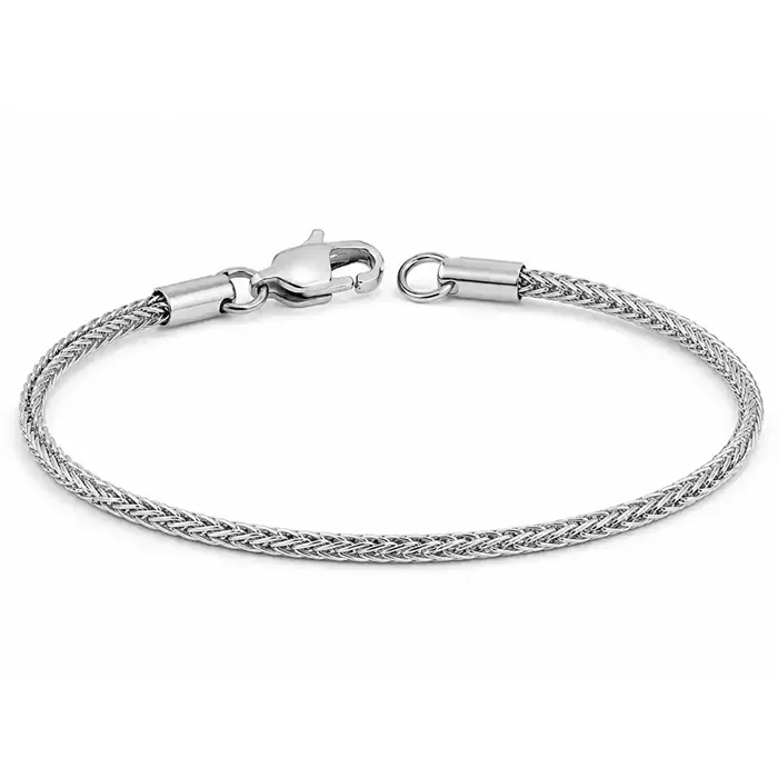 Minimalistisk Armbånd I ædelstål 25 Mm - Moderne Rope Chain
