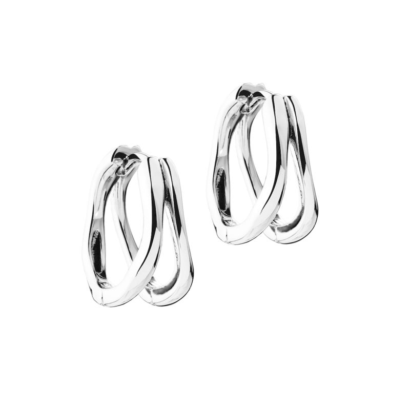 Sunella Simple Hoop 16 Mm  Silver