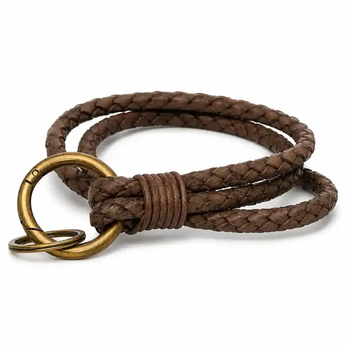 Keyhanger I Kraftig Bololæder Quotmozquot Brun