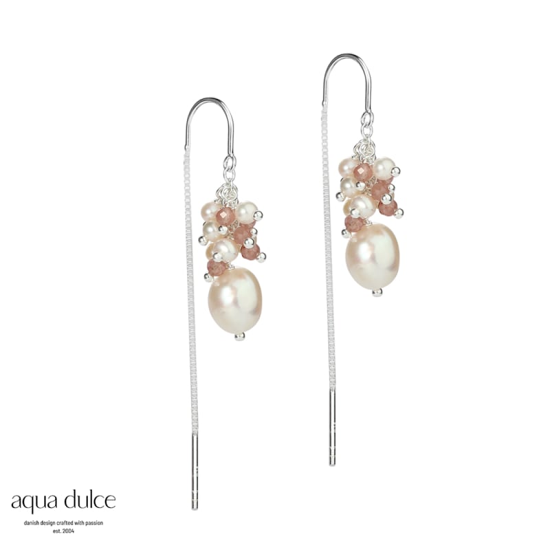 Pebble Rose Earthread  Silver