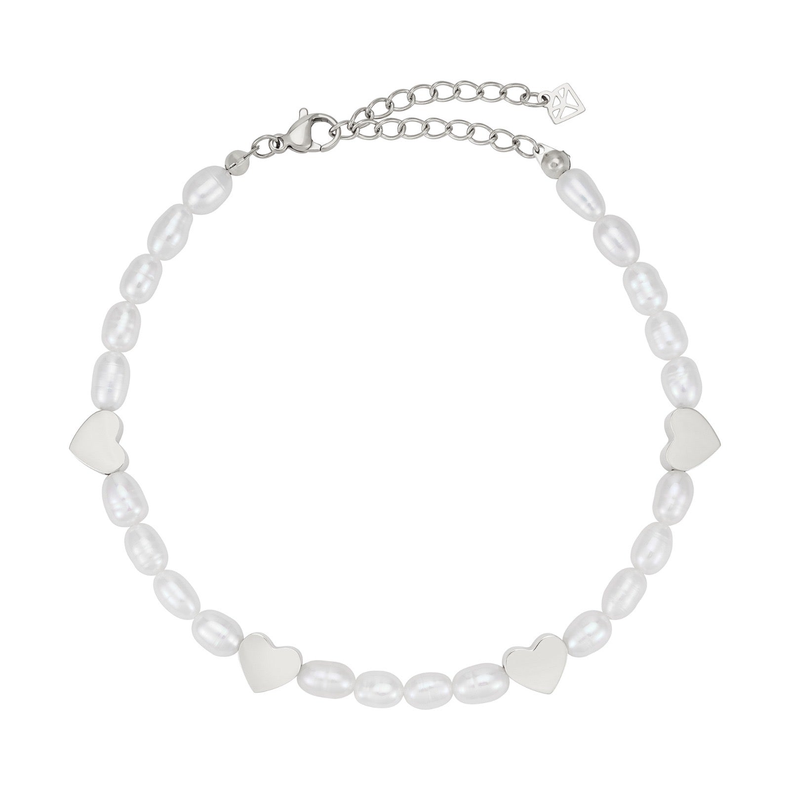 Annebrauner Pearl Love Ankelkæde