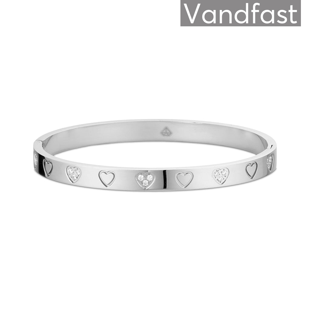 Annebrauner Heart Bangle Armbånd