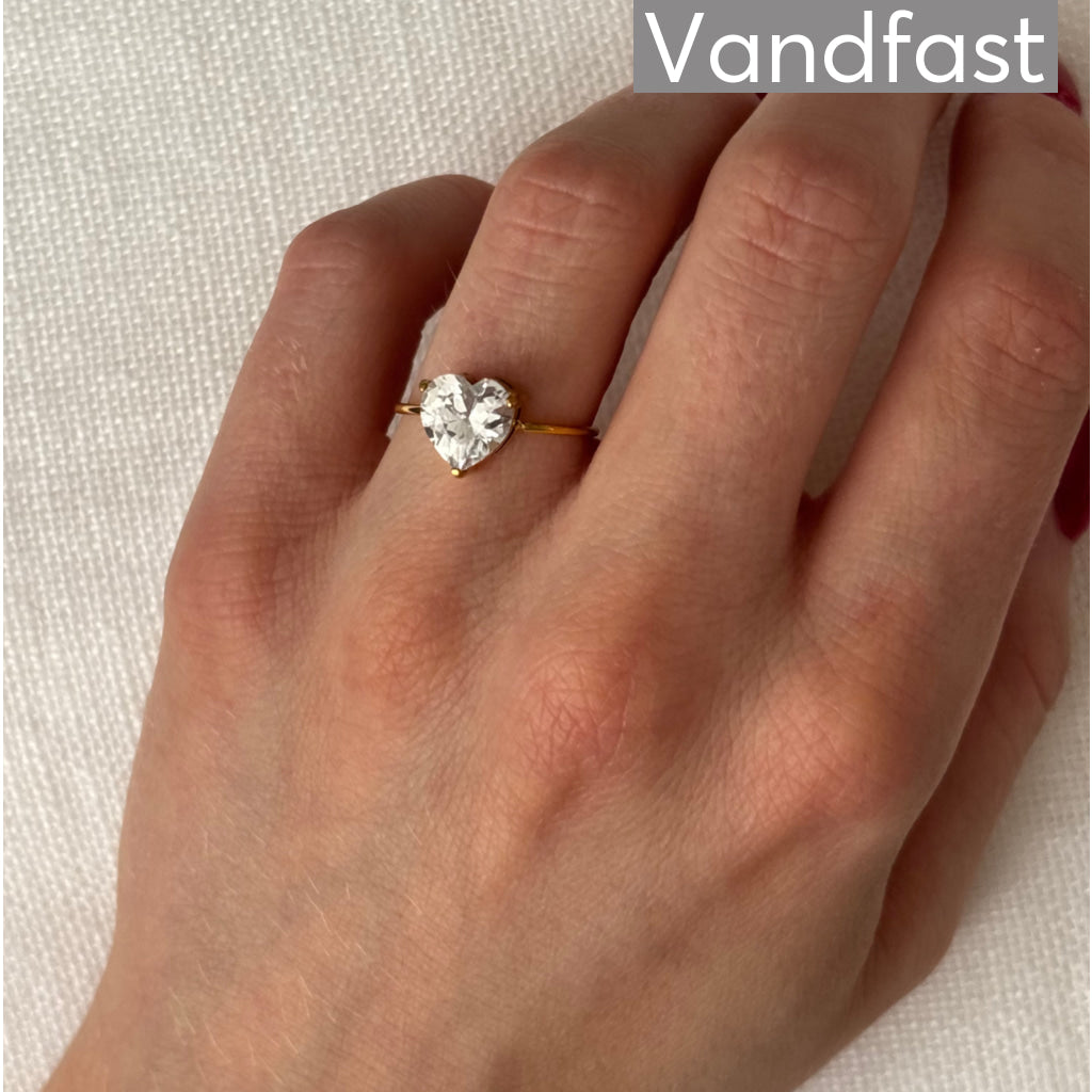 Annebrauner Stella Ring 18k Guldbelagt - 51