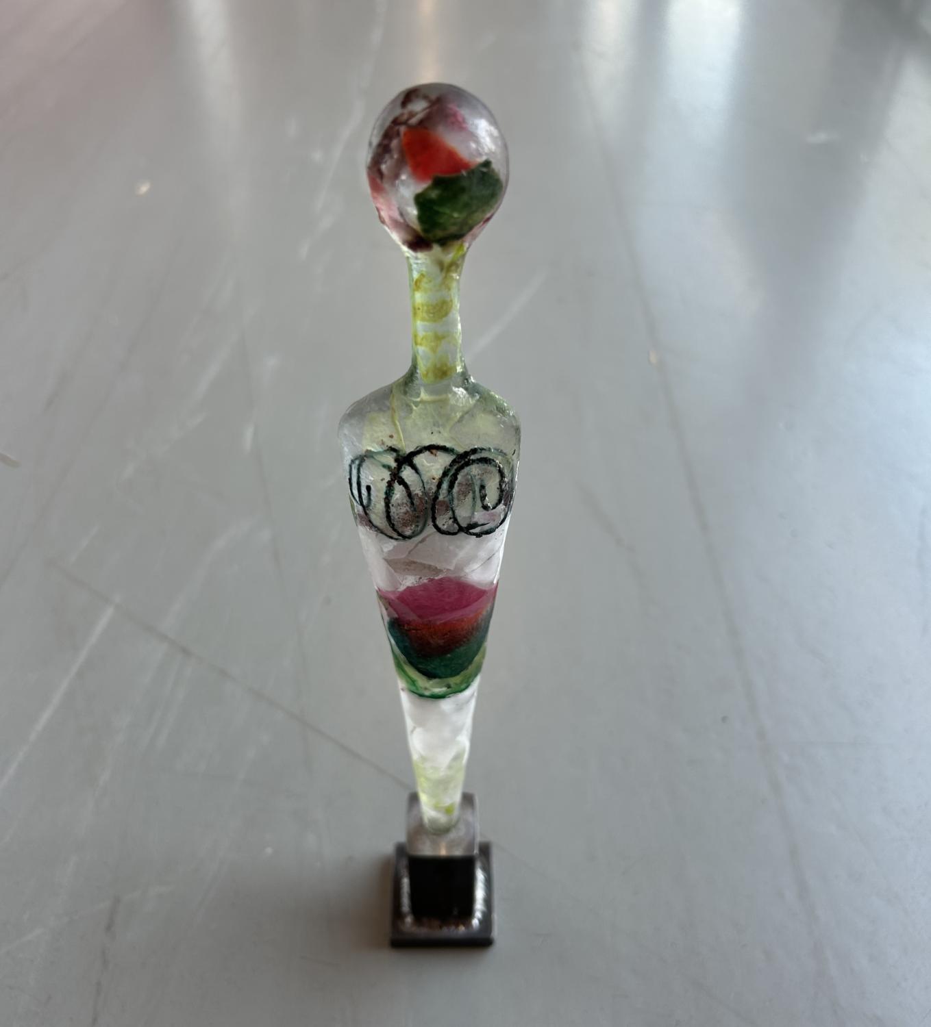 Glasskulptur På Fod - Quotmenneskerquot - 1