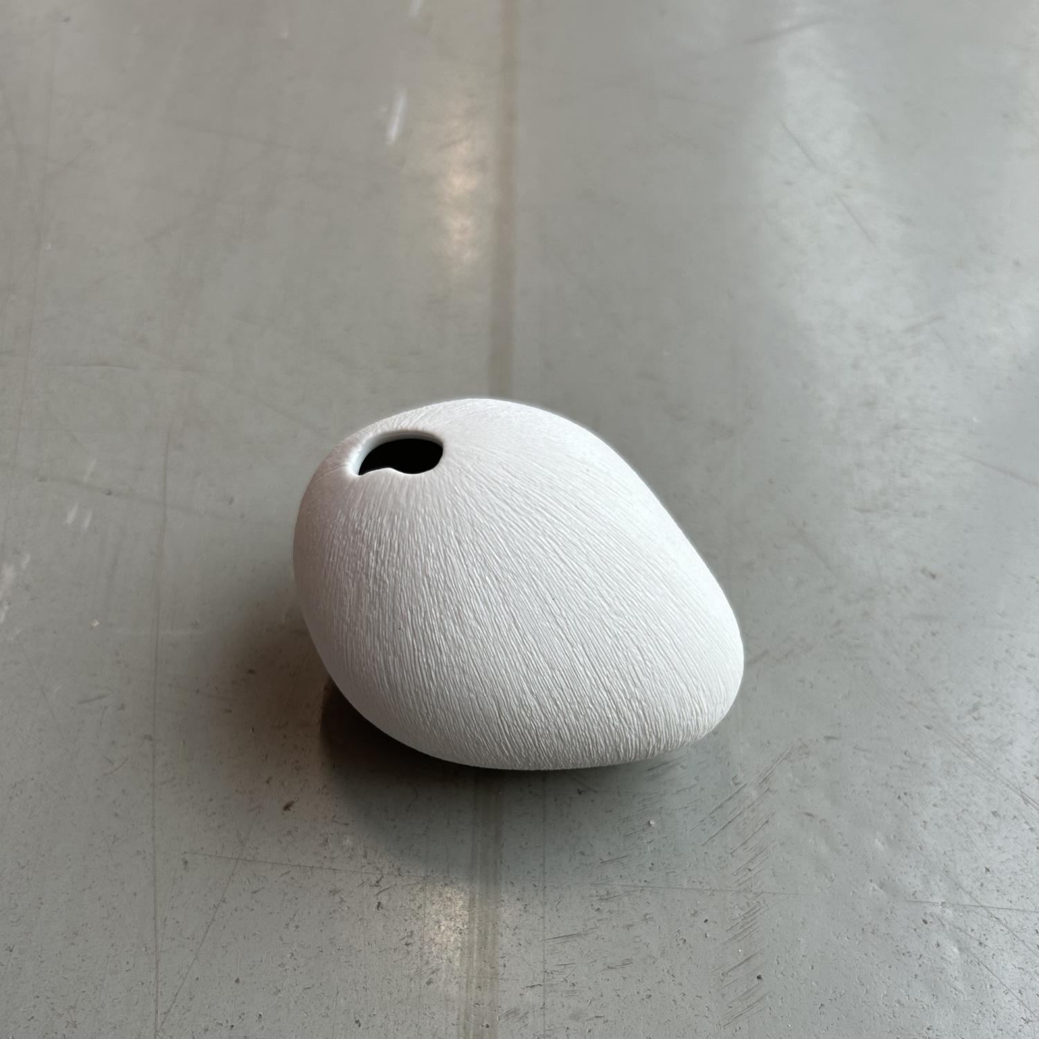 Lille Vase I Keramik Hvid Lindform