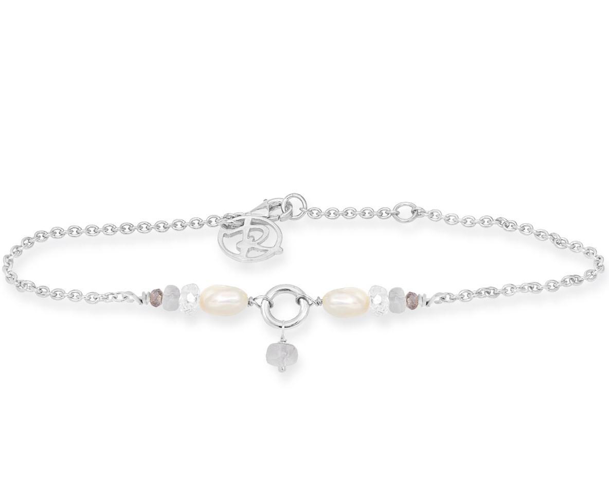 Rabinovich - Sølv Armbånd Krystal Perler Og Sten - Cordelia