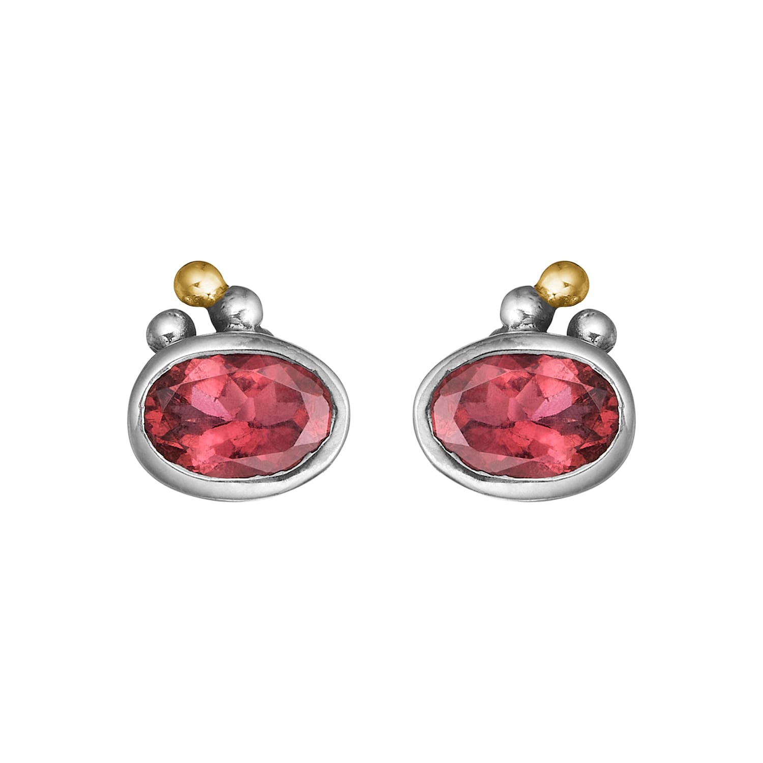 Grace Red Tourmaline ørestikkere