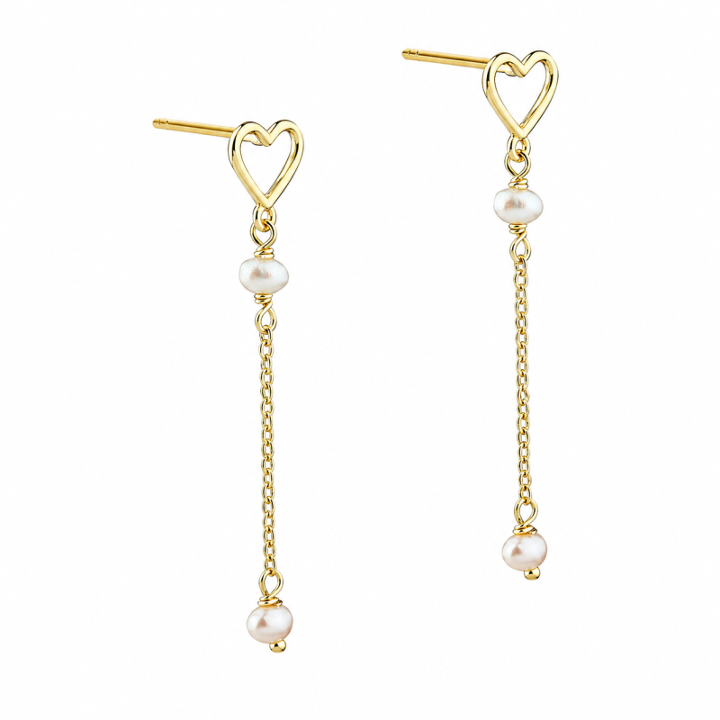 Alma Pearl Earstud  Silver