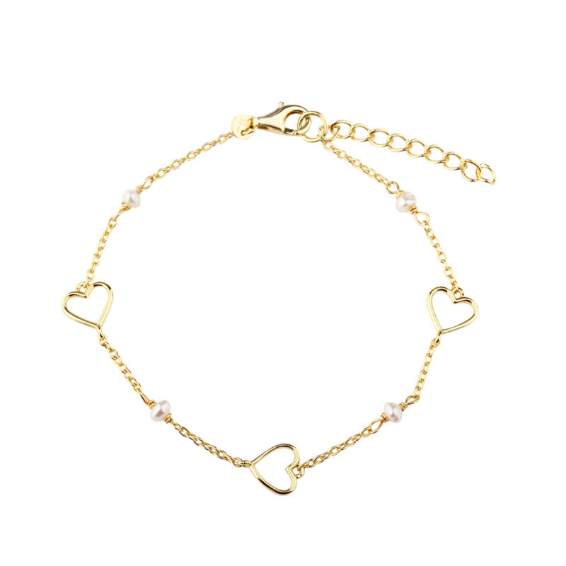 Alma Pearl Bracelet  Golden