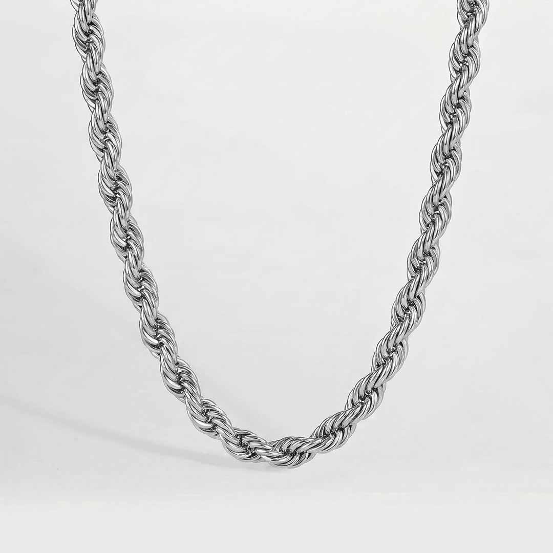 Rope Oversize Halskæde Sølv - 60 Cm - Herre - Northern Legacy