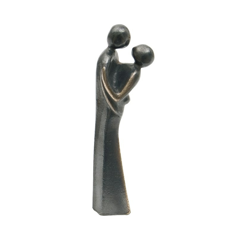 Bronzefigur La Promessa Højde 14 Cm Gaveide Med Par 799- Kr Løftet Symboliserer Kærlighed