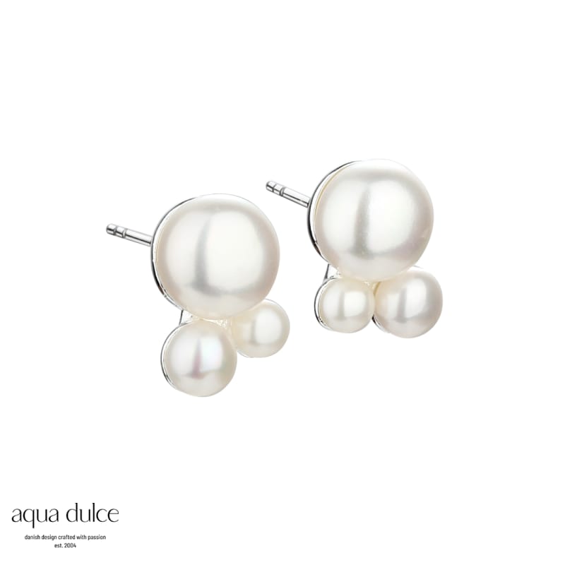 Short Bobbly Earstud  Silver