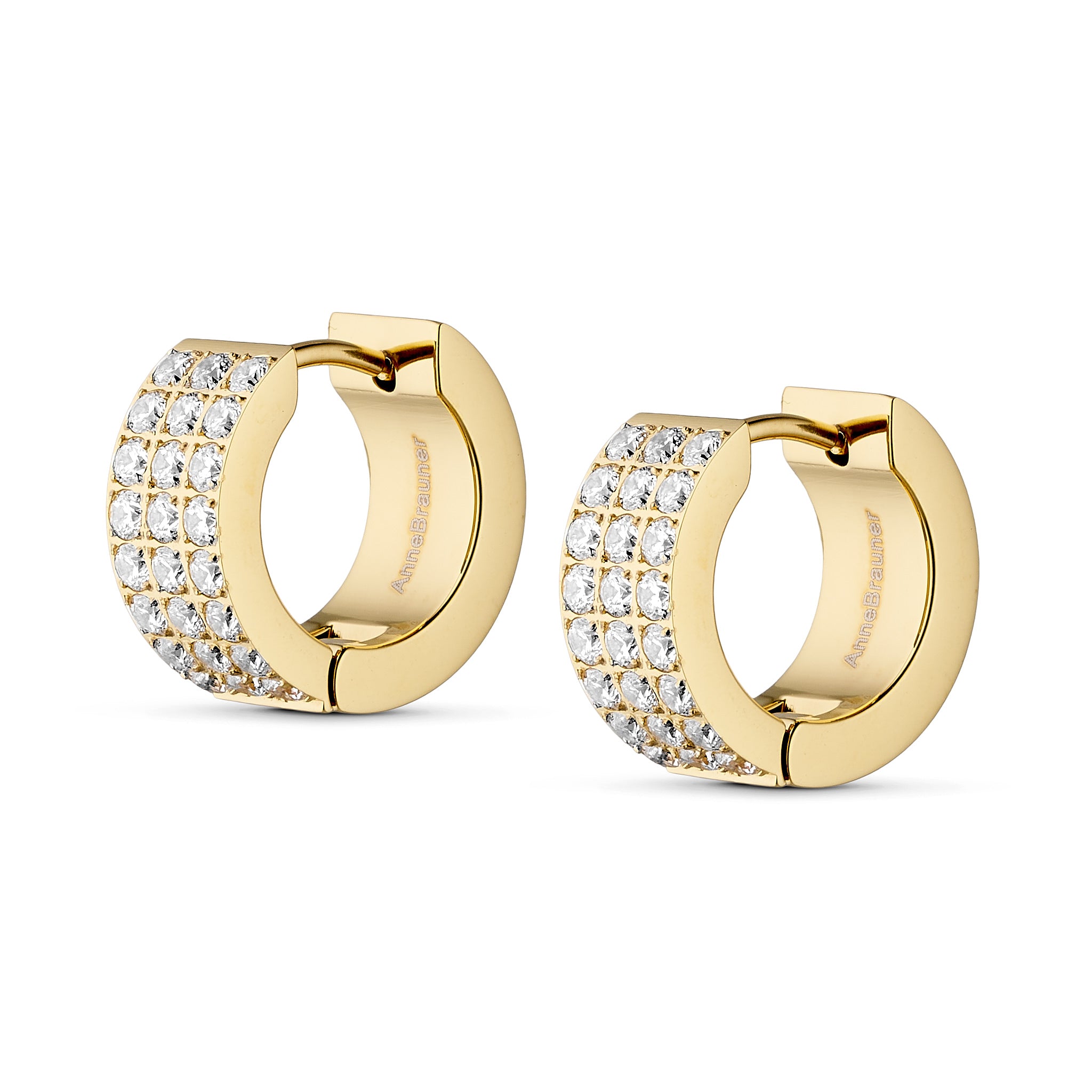 Annebrauner Creole Triple Line 18k Guldbelagt